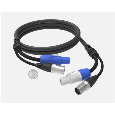 蓝白Power+RJ45组合电缆